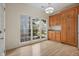 Breakfast nook area featuring built-in cabinets and natural lighting at 1971 Wellesley Trce, Dunwoody, GA 30338