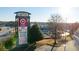 Sign showing the stores in Camp Creek Marketplace including Target, Lowes, and Marshalls near the location's parking area at 5453 Baybrook Cir, South Fulton, GA 30349