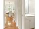Charming bathroom features a vanity with a sink and white cabinetry at 5745 Crystal Springs Way, Powder Springs, GA 30127
