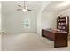 Spacious bedroom with vaulted ceilings, ceiling fan and natural light at 5745 Crystal Springs Way, Powder Springs, GA 30127