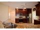 Well-equipped kitchen featuring stainless steel appliances and dark wood cabinets at 340 Channings Lake Dr, Lawrenceville, GA 30043