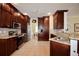 Spacious kitchen with stainless steel appliances, granite countertops, and ample cabinet space at 340 Channings Lake Dr, Lawrenceville, GA 30043