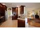 Modern kitchen featuring stainless steel appliances and beautiful granite countertops at 340 Channings Lake Dr, Lawrenceville, GA 30043