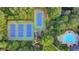 Community featuring swimming pool, tennis courts, and mature landscaping at 350 River Walk Ter, Johns Creek, GA 30024