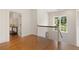 Hallway with hardwood floors and a window view at 118 Chelsea Dr, Decatur, GA 30030