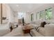 Bright living room with modern decor, staircase and a cozy feel at 118 Chelsea Dr, Decatur, GA 30030