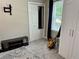 Bedroom features wardrobe, a window, and a wall-mounted TV bracket at 460 Heathrow Way, Stone Mountain, GA 30087