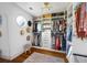 Walk-in closet with custom shelving, ample storage and natural light at 113 Stargaze Rdg, Canton, GA 30114