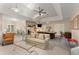 Bright and open basement features a billiards table, plush seating, and ample lighting at 4789 Crest Park Ln, Marietta, GA 30068