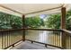 Picturesque gazebo offering stunning waterfront views, creating a serene and tranquil atmosphere at 4789 Crest Park Ln, Marietta, GA 30068