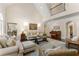 Spacious living room with hardwood floors, neutral paint, and comfortable furniture at 4789 Crest Park Ln, Marietta, GA 30068