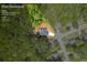 Aerial plat overview showing the house sitting on a 0.65 acre lot at 632 Hunters Cove Ln, Loganville, GA 30052