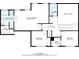 Second floor plan featuring 3 bedrooms including a primary bed and bath at 2683 Berry Ridge Ct, Buford, GA 30519