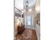 Elegant foyer with hardwood floors, high ceilings, and classic decor at 2283 Falmouth Se Ct # 22, Smyrna, GA 30080