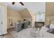 Bright home office space with hardwood floors and built-in desk at 2283 Falmouth Se Ct # 22, Smyrna, GA 30080