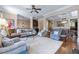 Well-appointed living room with comfortable seating and seamless flow to the dining area at 2283 Falmouth Se Ct # 22, Smyrna, GA 30080