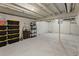 Spacious unfinished basement offering ample storage and potential for customization at 321 Crabtree Court, Marietta, GA 30068