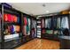 A spacious walk-in closet with custom shelving and racks provides ample storage for an extensive wardrobe at 321 Crabtree Court, Marietta, GA 30068