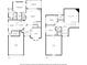 Combined first and second-floor plans provide a comprehensive view of the home's layout and spatial design at 35 Westfair Ct, Atlanta, GA 30328