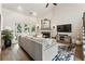 Spacious living room featuring a fireplace, hardwood floors and plenty of natural light at 35 Westfair Ct, Atlanta, GA 30328
