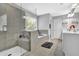 Elegant bathroom featuring a tiled shower, a soaking tub, and double vanities at 4445 Hager Ct, Cumming, GA 30040
