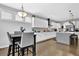 Open concept kitchen and dining room area at 4445 Hager Ct, Cumming, GA 30040