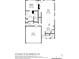 A detailed floor plan of the home's first level, including the primary bedroom, kitchen, and garage at 474 Haley Se St, Marietta, GA 30060
