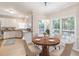 Cozy breakfast nook with chandelier lighting and bright window views at 2348 Logan Ne Cir, Brookhaven, GA 30319