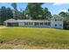 Charming, light blue house with a covered carport and a well-maintained lawn and front porch at 1260 White Oak Se St, Conyers, GA 30013