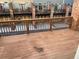 Back porch with wooden railings at 1749 Breyerton Ne Dr, Atlanta, GA 30329