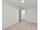 Bedroom features a large closet, neutral carpet, and white trim throughout at 356 Lake Dr, Atlanta, GA 30354