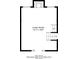 Floor plan of the second floor showcasing the layout of the living room at 7021 New Dale Rd, Rex, GA 30273