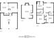 Detailed floor plan showcasing the layout of all three floors and total square footage at 7021 New Dale Rd, Rex, GA 30273