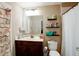 Functional bathroom with storage options and modern fixtures, providing convenience and style at 3015 Guardian Nw Walk, Kennesaw, GA 30152