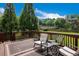 This outdoor deck provides a serene setting with a scenic view, perfect for relaxation and enjoying nature at 3015 Guardian Nw Walk, Kennesaw, GA 30152