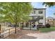 Large backyard featuring a multi-tiered deck, patio, and play set at 2295 Abbey Cove Ct, Marietta, GA 30062