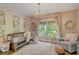 Charming Bedroom with soft colors, a floral chandelier, and a cozy crib at 2295 Abbey Cove Ct, Marietta, GA 30062