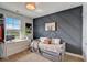 Cozy bedroom features a stylish accent wall and a comfortable daybed at 2295 Abbey Cove Ct, Marietta, GA 30062