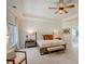 Serene main bedroom with a tray ceiling, accent wall, and stylish furnishings for a relaxing retreat at 2295 Abbey Cove Ct, Marietta, GA 30062