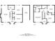 Detailed floorplan showcasing the layout of the first and second floor at 711 Ashley Ln, Stone Mountain, GA 30087