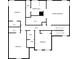 Detailed second floor plan featuring primary bedroom, bedrooms, bathrooms, and walk in closets at 428 Gold Xing, Canton, GA 30114