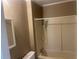 Bathroom with a shower and bathtub combo at 4434 Janice Dr, Snellville, GA 30039