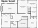 Upper level floor plan of the house at 560 Edgehill Pl, Johns Creek, GA 30022