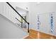 Bright foyer with high ceilings and decorative glasswork on sidelight windows at 560 Edgehill Pl, Johns Creek, GA 30022