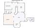 Main level floorplan with living room, kitchen, and breakfast area at 5735 Lake Windsor Pkwy, Buford, GA 30518