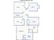 Second level floorplan with bedrooms, closets, and primary bathroom at 5735 Lake Windsor Pkwy, Buford, GA 30518