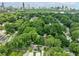 Aerial view showcasing the lush greenery and cityscape of this property's location at 830 Barnett Ne St # 2, Atlanta, GA 30306