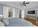 Spacious main bedroom featuring a walk-in closet and en-suite bathroom at 328 Brownstones Cir, Atlanta, GA 30312