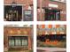 A selection of neighborhood restaurants, each showcasing unique architectural designs at 328 Brownstones Cir, Atlanta, GA 30312