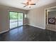 Cozy living room with access to a wooden deck and adjacent laundry area at 510 Se Boyds Se Dr, Marietta, GA 30067